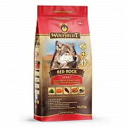 Wolfsblut Red Rock Adult (Красная скала) - Сухой корм для взрослых собак с мясом австралийского кенгуру, бататом и тыквой.  Белок:23 %, Жир: 9,5 %.