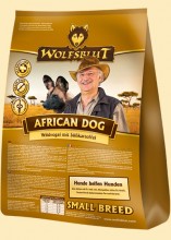 Wolfsblut - Сухой корм для мелких пород African Dog Small Breed (Африканская собака из мяса дикой птицы, батата, тыквы и пастернака). Белок: 32%, Жир: 16%.