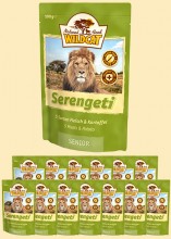 Wildcat Serengeti Senior (Серенгети) - паучи для пожилых кошек с 5 видами мяса и бататом