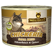 Wolfsblut Chickeria Quinoa Small Breed (Чикерия) - Консервы для мелких пород с курицей и киноа. Белок: 10,6%, Жир: 8%