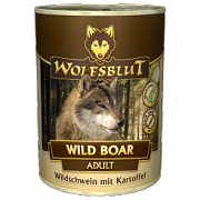 Wolfsblut - Консервы для взрослых собак с мясом дикого кабана и бататом "Дикий Кабан" Wild Boar Adult. Белок 10,2%, Жир 6,8%.