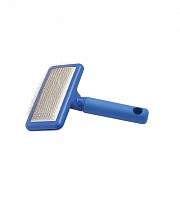 Plush Puppy Blue Slicker Brush Soft - сликер (пуходерка) для мягкой шерсти