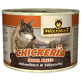 Wolfsblut Chickeria Süßkartoffel Small Breed (Чикерия) - Консервы для мелких пород с курицей и бататом. Белок: 10,6%, Жир: 8%