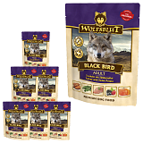 Wolfsblut Black Bird Adult (Черная птица)-пауч для взрослых собак с индейкой и бататом. Белок: 9%, Жир: 12%.