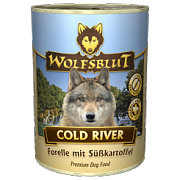 Wolfsblut Консервы для собак с форелью и бататом "Холодная река" Cold River