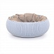 Лежак для животных с подушкой "Вязаный комфорт", Д 54 x 20,2 см, дымчато-голубой.