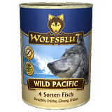 Wolfsblut Консервы для собак с 4-мя видами рыб, морскими водорослями и картофелем "Дикий океан" Wild Pacific
