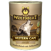 Wolfsblut Western Cape Adult (Западный мыс) - Консервы для взрослых собак со страусом и бататом. Белок: 13%, Жир: 1%