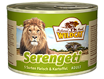 Wildcat Serengeti Senior (Серенгети) - консервы для пожилых кошек с 5 видами мяса и бататом
