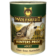 Wolfsblut - Консервы для взрослых собак с мясом диких животных и бататом "Гордость Охотника" Hunters Pride Adult. Белок 9,7%, Жир 5,2%.