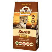 Wildcat Karoo (Кару) - Сухой корм для взрослых кошек с мясом кролика, птицы и лосося.  Белок 43%, Жир 18%.