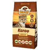 Wildcat Karoo (Кару) - Сухой корм для взрослых кошек с мясом кролика, птицы и лосося.  Белок 43%, Жир 18%.
