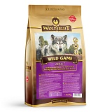 Wolfsblut Wild Game ADULT (Дикая игра) - Сухой корм для взрослых собак с куропаткой, диким голубем, страусом и бататом. Белок: 26%, Жир: 16%.