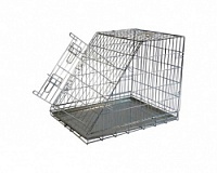 Клетка для собак металлическая с уклоном, 97x64x69 см, Wire cage with slope side
