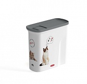 Curver PetLife контейнер для корма "Любимые котята" на 2 л (1 кг), 21х9х19 см