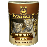 Wolfsblut - Консервы для щенков с мясом дикого оленя и тыквой «Дальняя поляна для щенков» Deep Glade Puppy. Белок11,5%, Жир 8,5%.