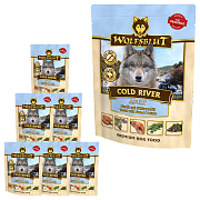 Wolfsblut Cold River Adult (Холодная река) - пауч для взрослых собак с форелью и бататом. Белок: 8%, Жир: 3%