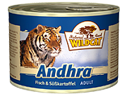 Wildcat Andhra (Андхра) - консервы для кошек с рыбой и сладким картофелем. 